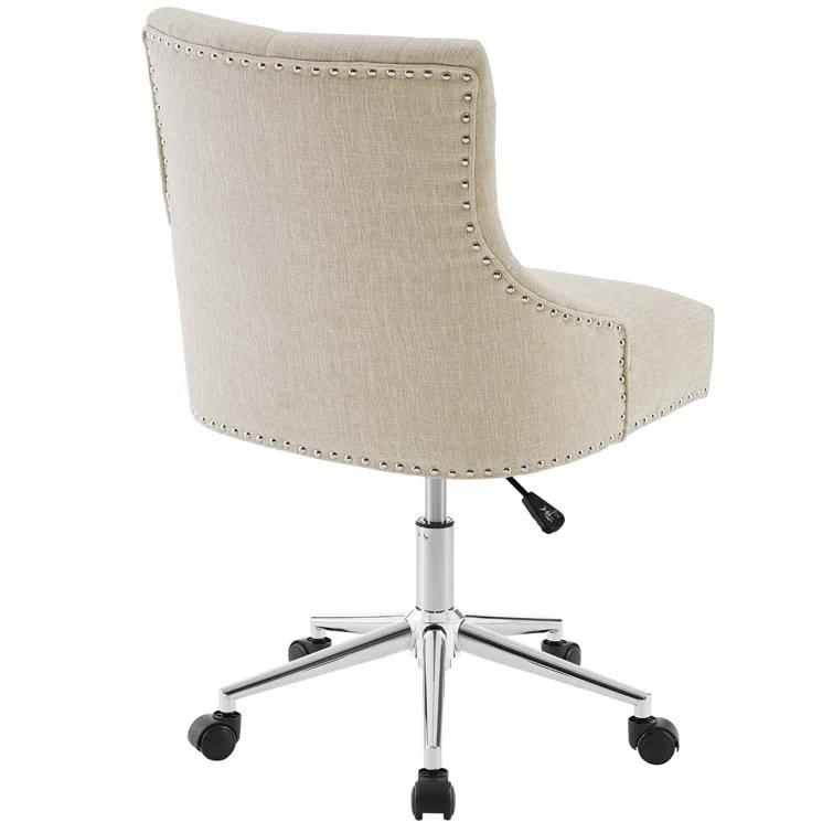 Carson Carrington Lagefors Tufted Swivel Upholstered Fabric Office Chair by Modway