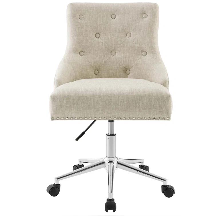 Carson Carrington Lagefors Tufted Swivel Upholstered Fabric Office Chair by Modway