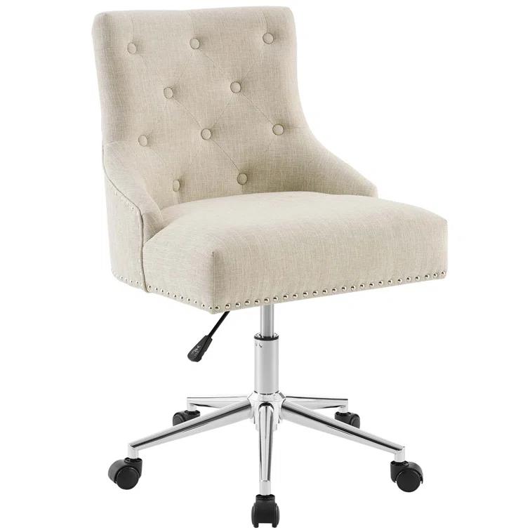 Carson Carrington Lagefors Tufted Swivel Upholstered Fabric Office Chair by Modway