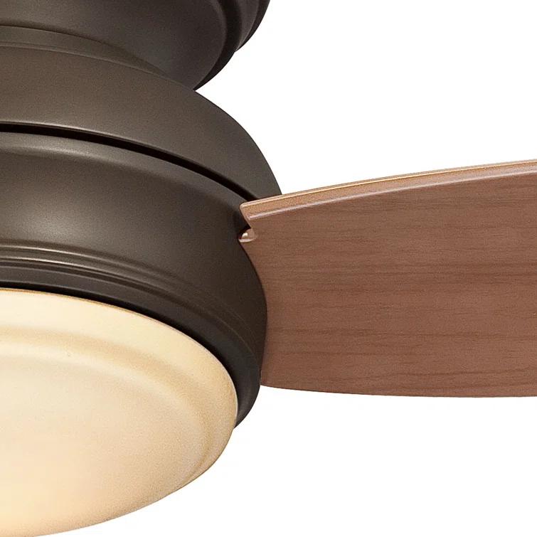 44" Concept II 3 - Blade Outdoor LED Propeller Ceiling Fan with Wall Control and Light Kit Included
