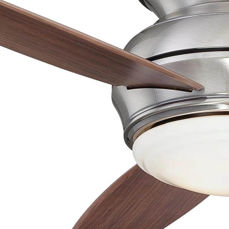 Minka Aire 44" Concept II 3 - Blade Outdoor LED Propeller Ceiling Fan with Wall Control and Light Kit Included