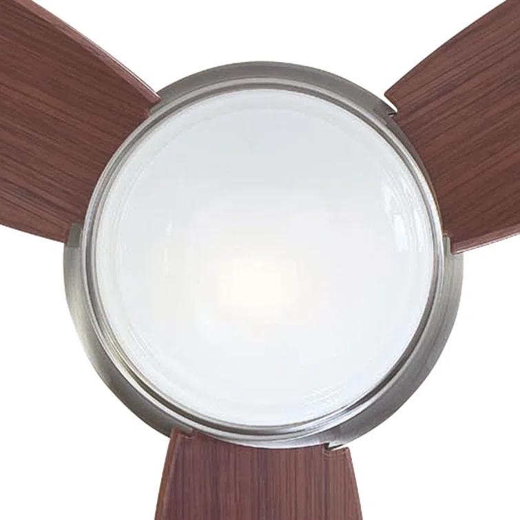 Minka Aire 44" Concept II 3 - Blade Outdoor LED Propeller Ceiling Fan with Wall Control and Light Kit Included