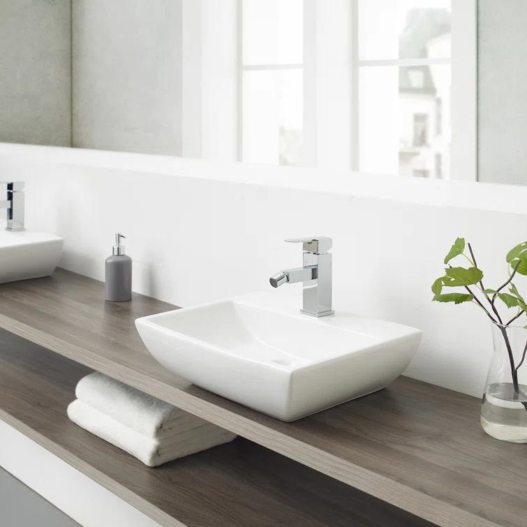 Voltaire Sublime Compact Ceramic Wall Hung Sink