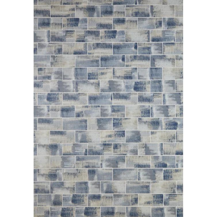 Nature 4 in. x 8 in. Look Glass Straight Edge Subway Decorative Kitchen & Bathroom Wall Tile