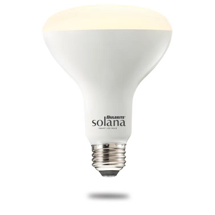 Solana Ceiling WiFi Connected LED Smart Light Bulb, Single-BR30