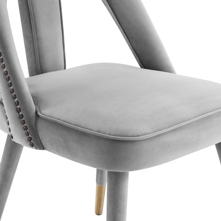 Petra 19.3'' H Velvet Upholstered Side Chair