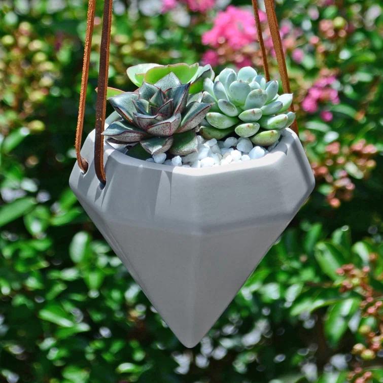 Guilford Ceramic Hanging Planter