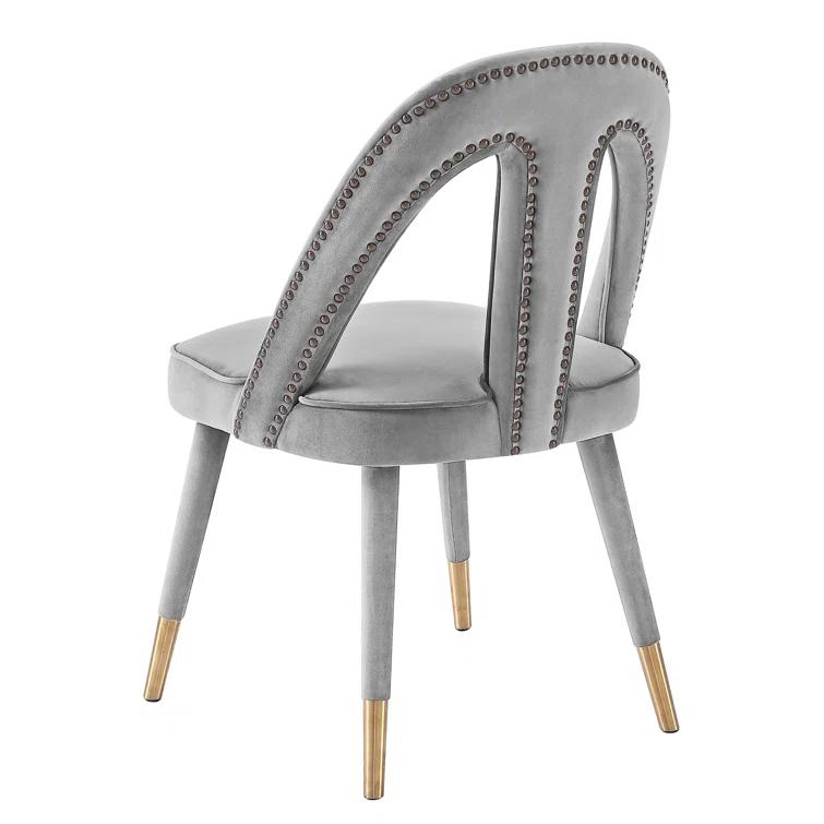 Petra 19.3'' H Velvet Upholstered Side Chair