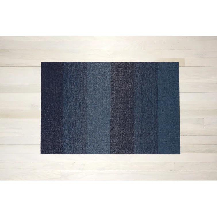 Chilewich Easy Care Marbled Stripe Shag Door Mat