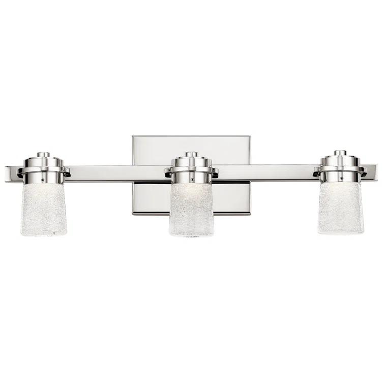 Elan 85070PN Vada Vanity, 3-Light LED 57 Total Watts, Polished Nickel