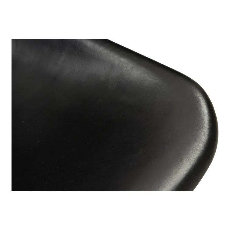 Gingerich 18'' H Genuine Leather Upholstered Side Chair