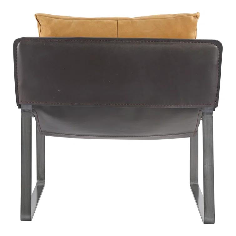 Bo Leather Accent Chair