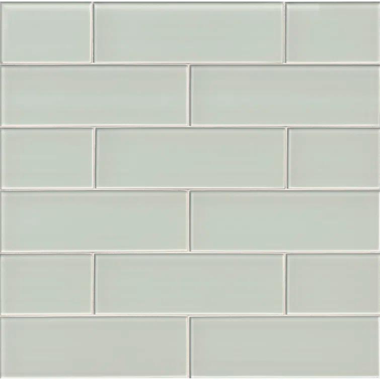 4" x 12" Glass Subway Tile