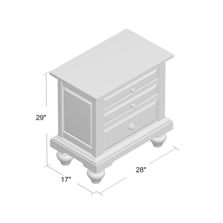Briella 2 Drawer Nightstand