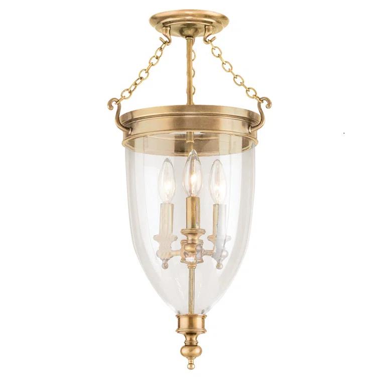 Hanover Glass Semi Flush Mount