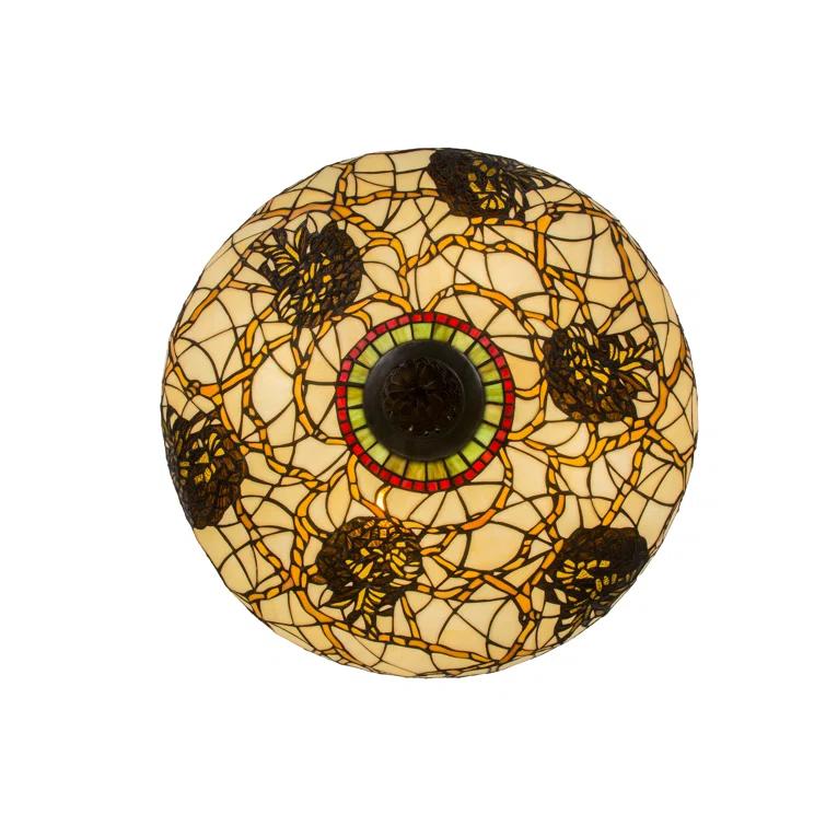 Glass Semi Flush Mount