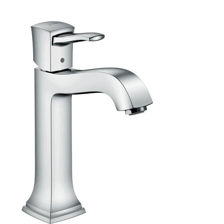 Hansgrohe Metropol Classic Single-Hole Faucet 160 with Drain Assembly, 1.2 GPM