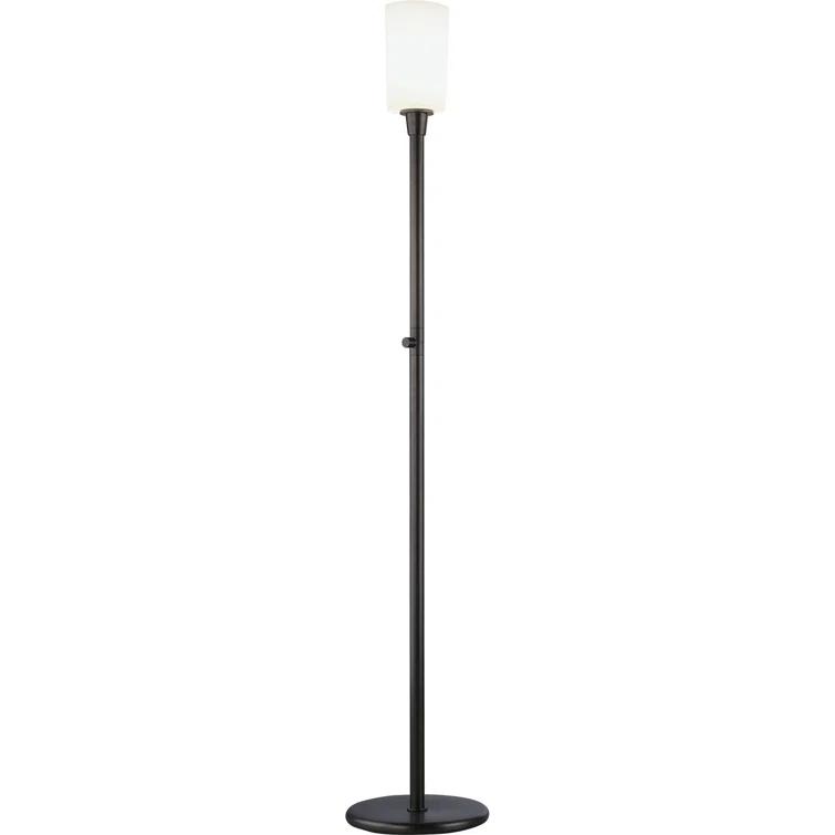 Robert Abbey Nina 70.5'' Deep Patina Bronze Torchiere Floor Lamp