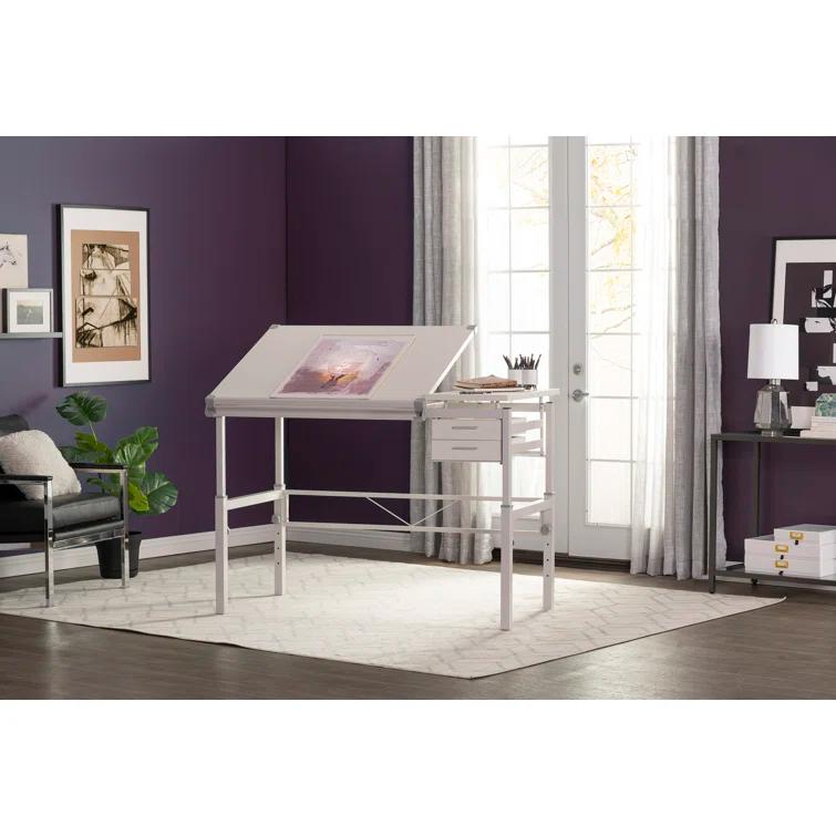 Inbox Zero Cowie Height Adjustable Drafting Table