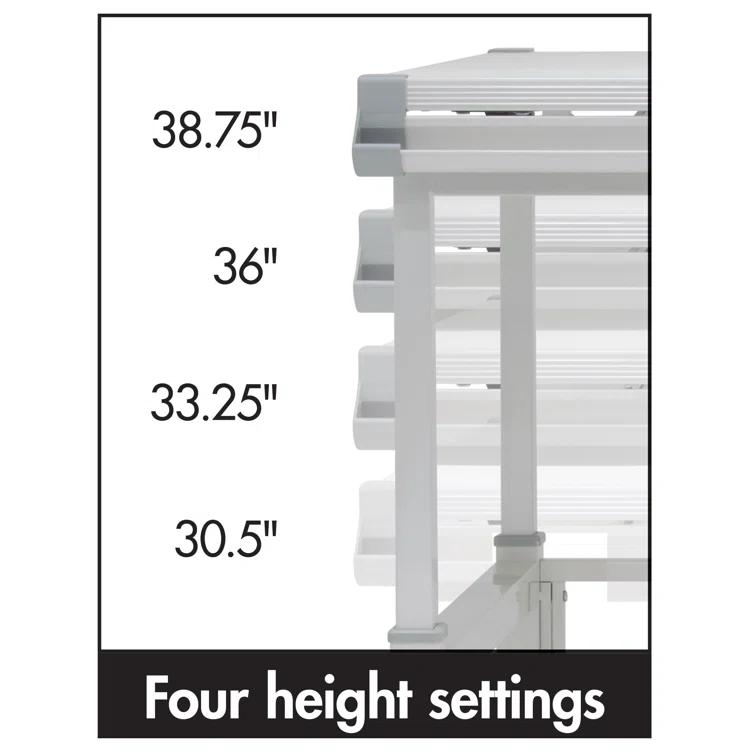 Inbox Zero Cowie Height Adjustable Drafting Table