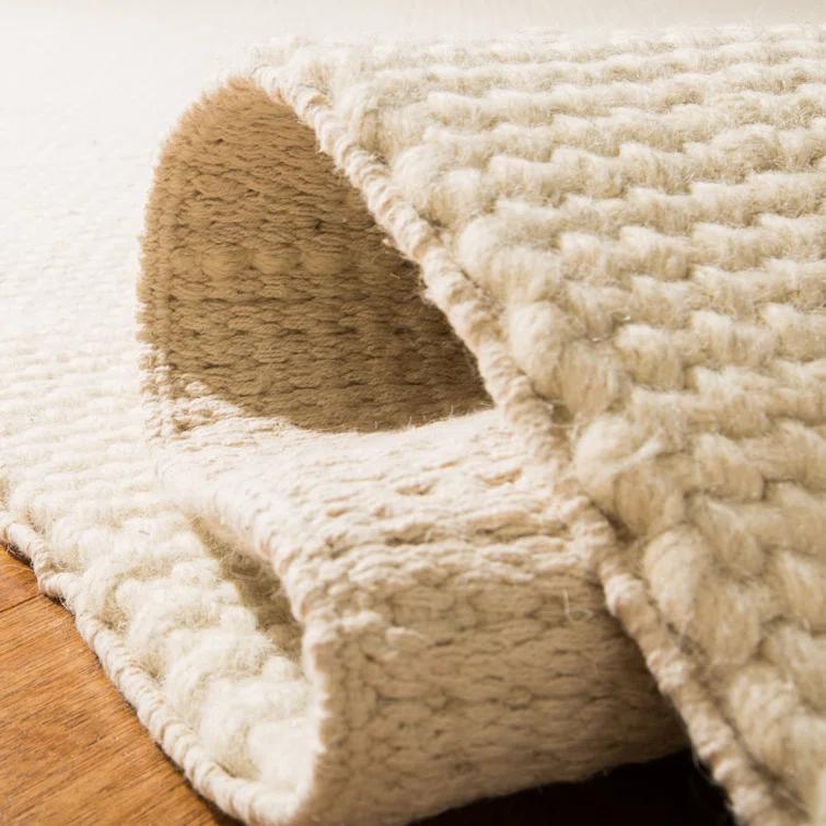 Handmade Tufted Wool Stripe Rectangular 6' x 9' Rug