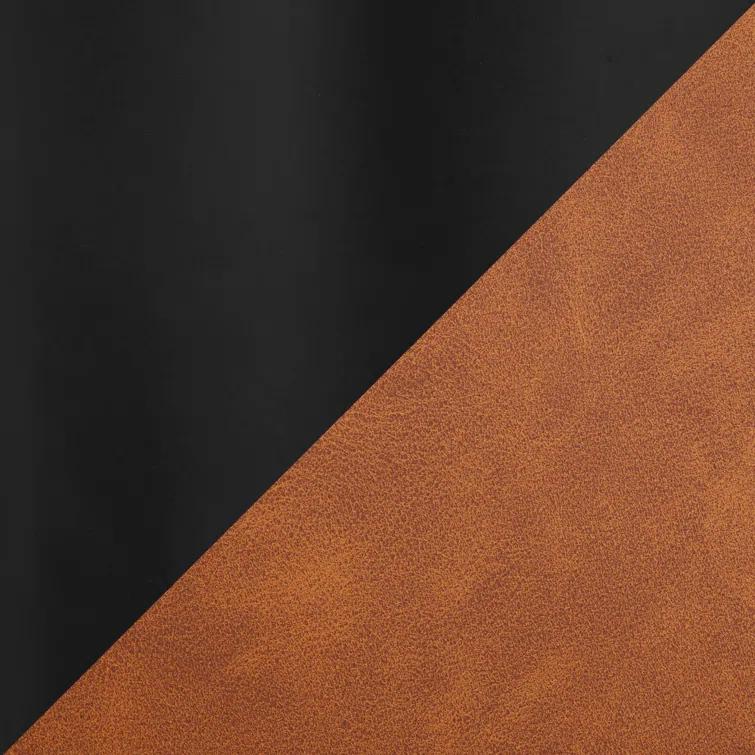 Spencer Faux Leather Armless Lounge Chair