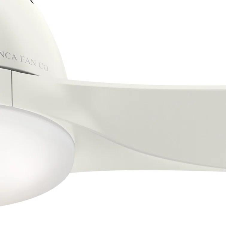Casablanca Fan 52" Wisp 3 - Blade LED Standard Ceiling Fan with Remote Control and Light Kit Included