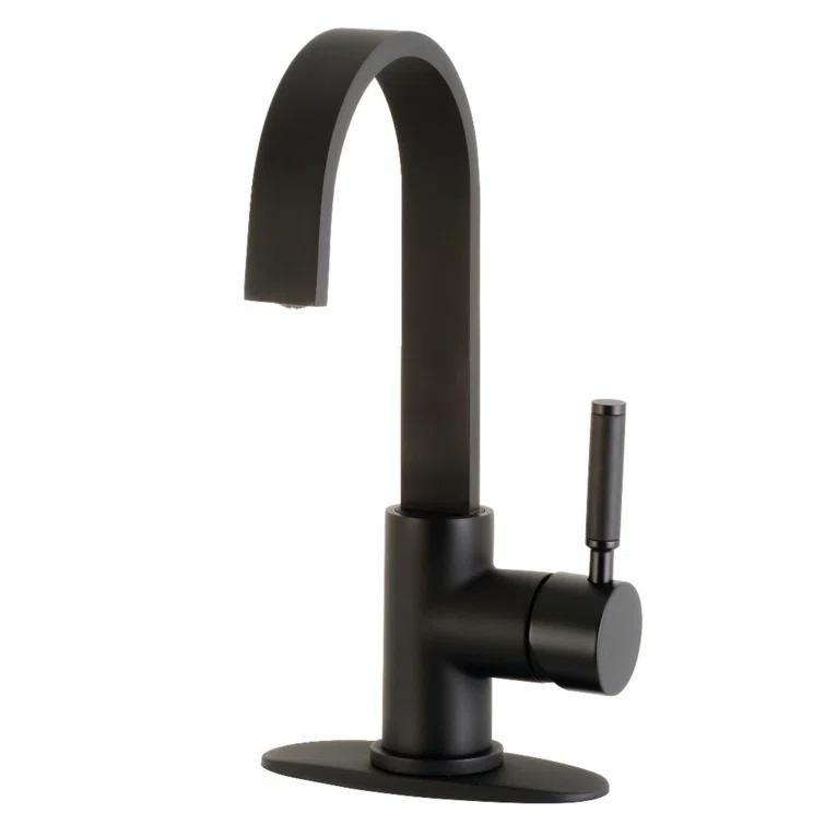 Kingston Brass Continental Single-Handle 1-Hole Deck Mount Bar Faucet