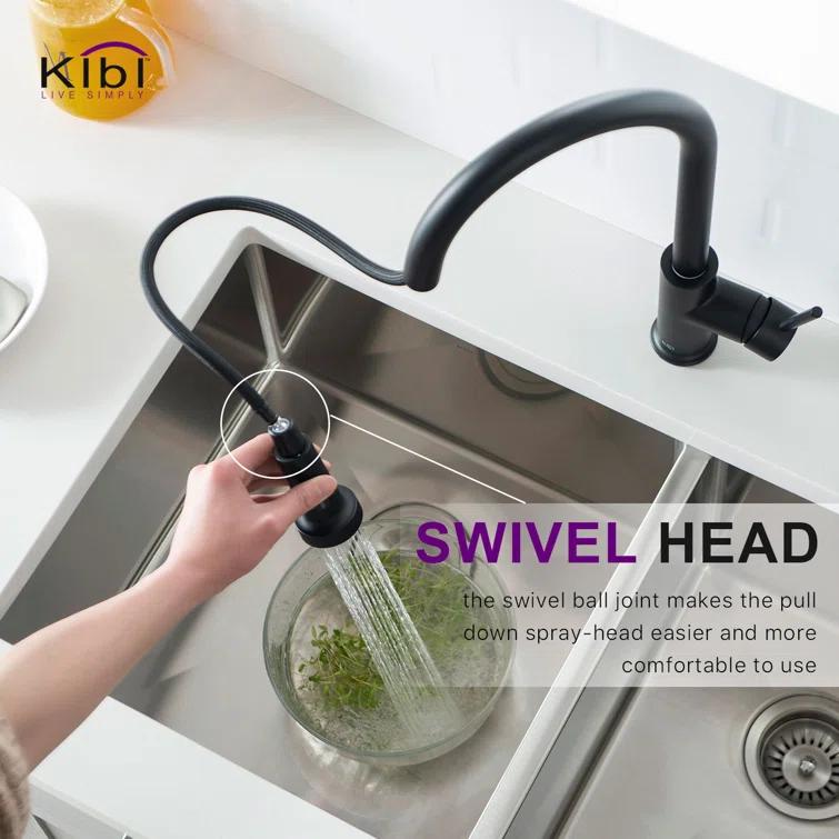 KIBI Casa Pull Down Kitchen Faucet