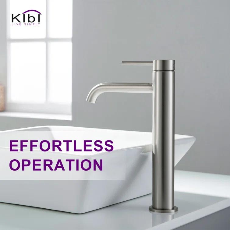 Circular Vessel Sink Faucet Single-handle Bathroom Faucet
