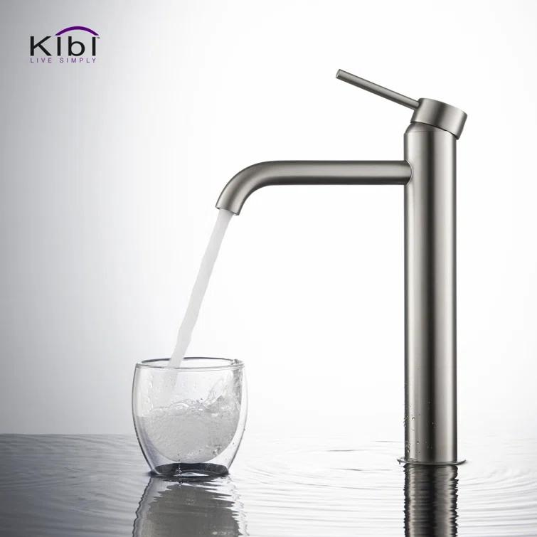 Circular Vessel Sink Faucet Single-handle Bathroom Faucet