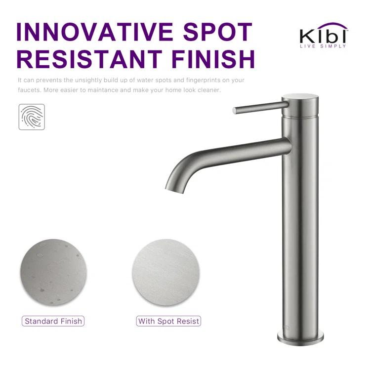 Circular Vessel Sink Faucet Single-handle Bathroom Faucet