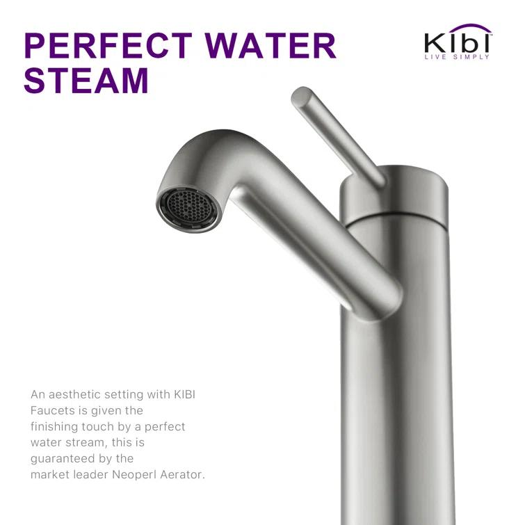 Circular Vessel Sink Faucet Single-handle Bathroom Faucet