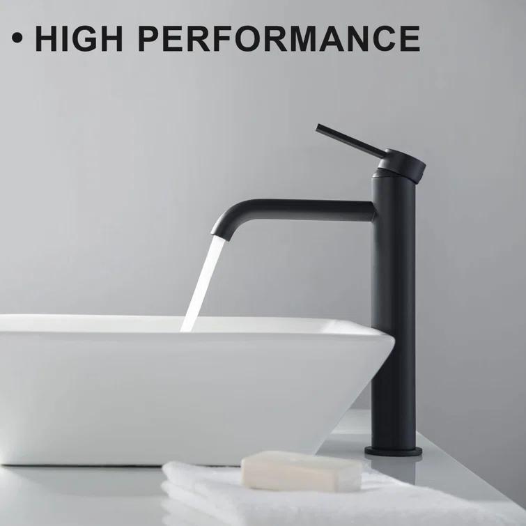 Circular Vessel Sink Faucet Single-handle Bathroom Faucet
