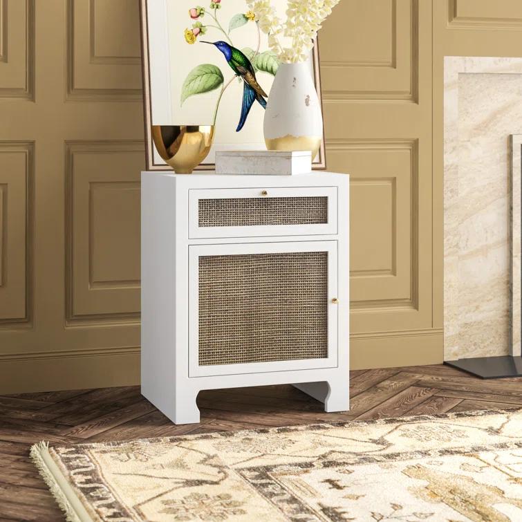 Worlds Away Ruth Solid Wood Accent Cabinet