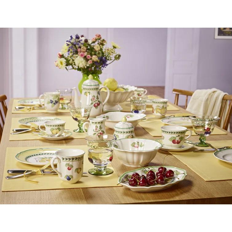 Villeroy & Boch Villeroy & Boch French Garden 6.75 oz. Fleur Sugar Bowl with Lid