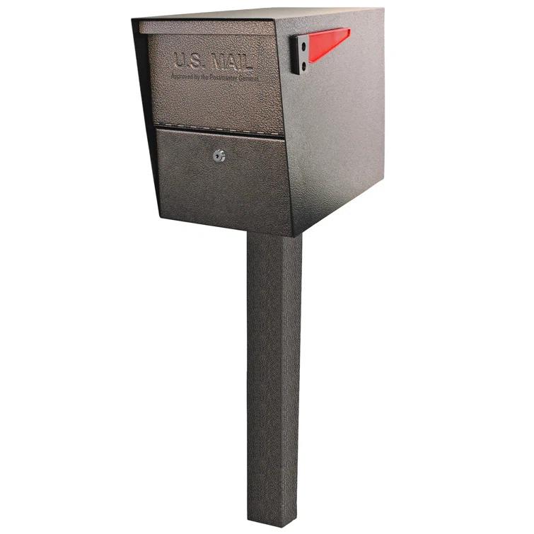 Package Master Locking Post Mounted Mailbox