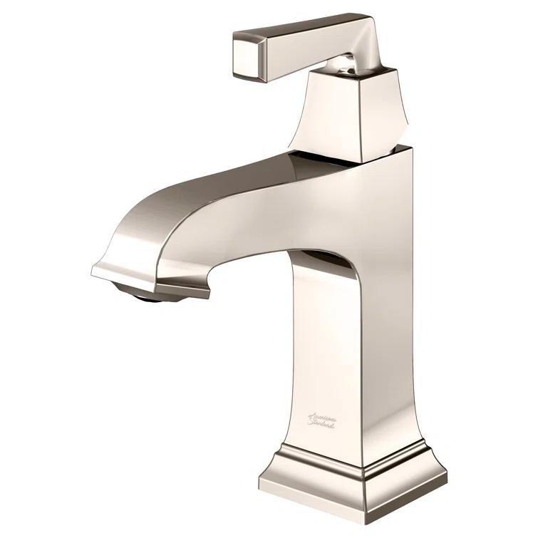 American Standard Town Square S Single-Hole Single-handle Bathroom Faucet with Drain Assembly 7455107.013