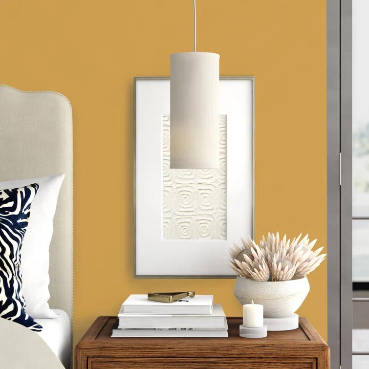Elena 1 - Light Painted White Single Pendant