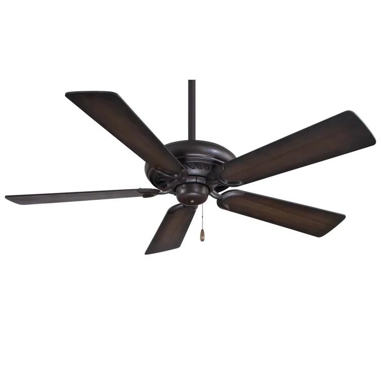 52" Supra 5 - Blade Standard Ceiling Fan with Pull Chain