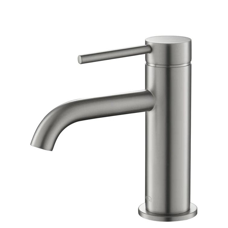 Circular Single-Hole Single-handle Bathroom Faucet