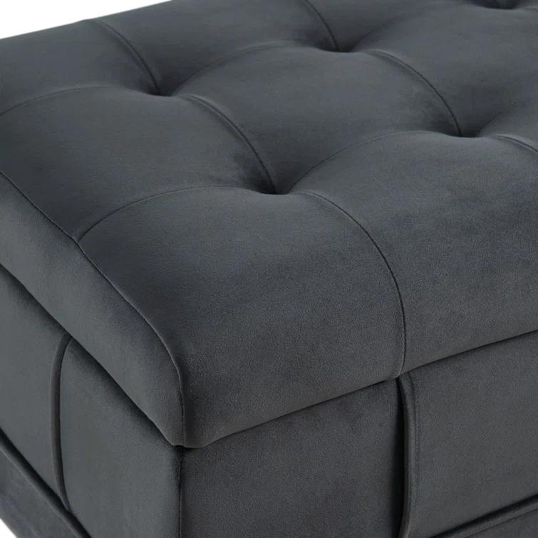 Gloria Velvet Ottoman