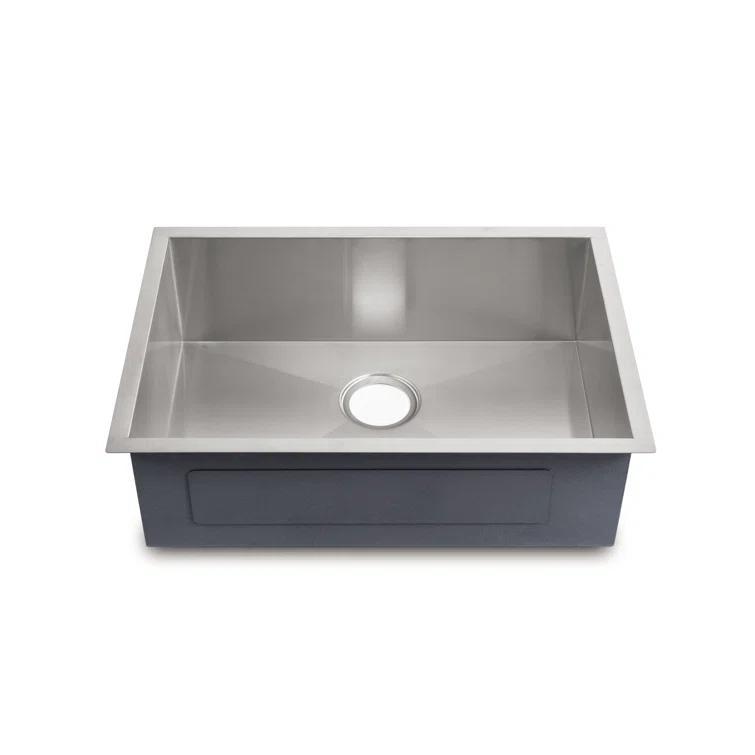 Tourner 26 x 18 Stainless Steel, Single Basin, Undermount Kitchen Sink