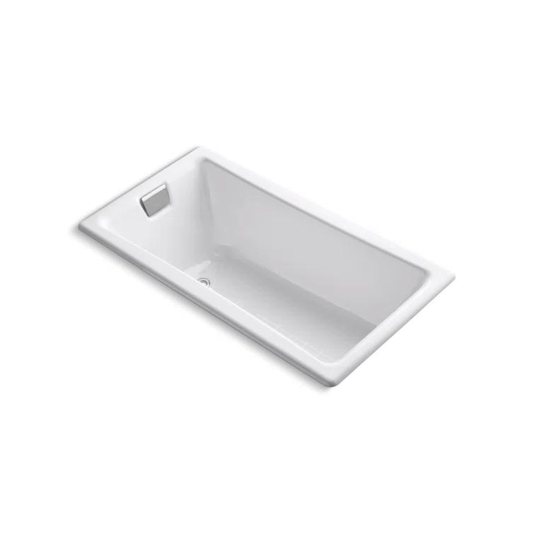 Tea-for-Two for Two 60" x 32" Drop-In Soaking Bathtub
