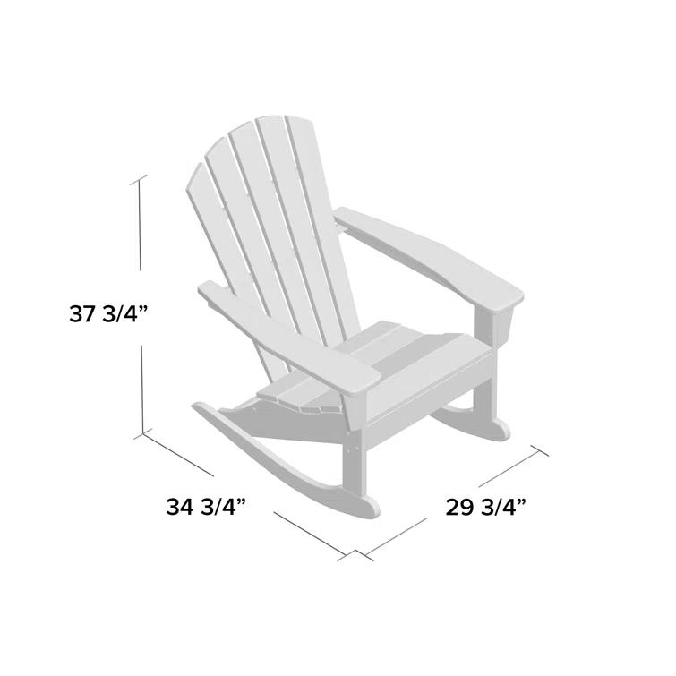 Palm Coast Adirondack Rocking Chair