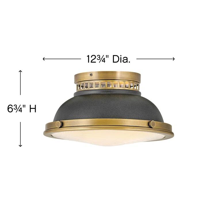 Emery 2 - Light 12.75" Simple Bowl Flush Mount