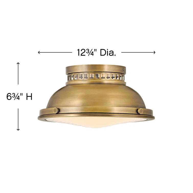 Emery 2 - Light 12.75" Simple Bowl Flush Mount