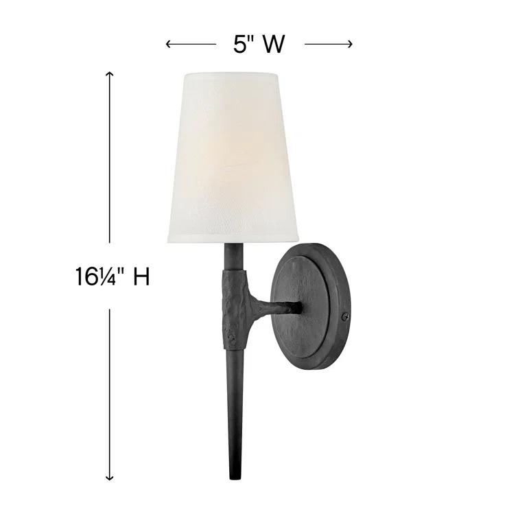 Ingle Sconce - Black