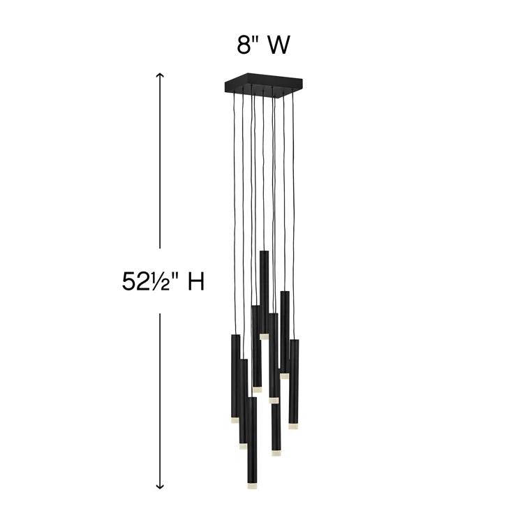 Harmony 9-Light Adjustable Modern Pendant w/ Integrated LED