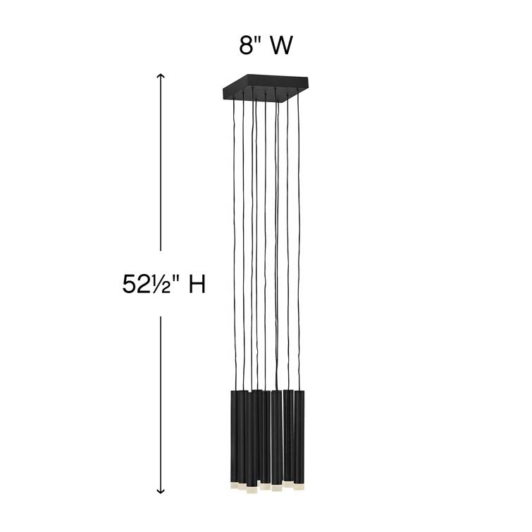 Harmony 9-Light Adjustable Modern Pendant w/ Integrated LED